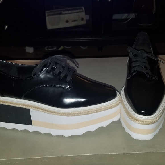 NWOT! MANGO Contrast Platform Size 39 Shoes - Picture 12 of 16